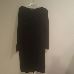 Ralph Lauren Black Sweater Dress